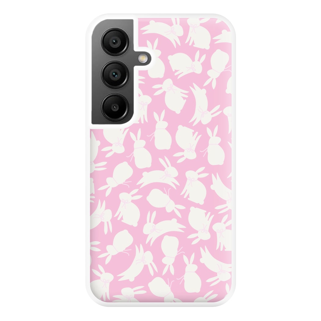 Bunnies And Bows - Easter Patterns Phone Case for Galaxy A55