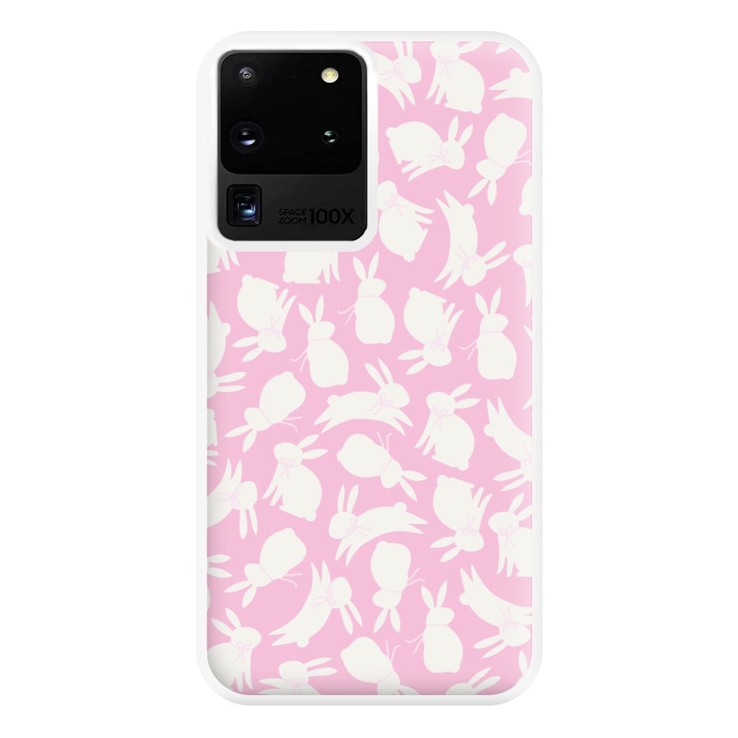 Bunnies And Bows - Easter Patterns Phone Case for Galaxy S20 Ultra