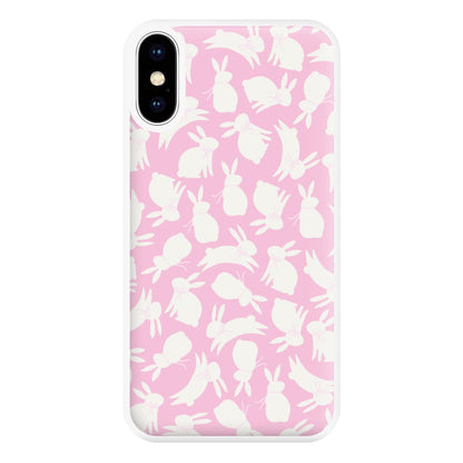 Bunnies And Bows - Easter Patterns Phone Case for iPhone XS Max