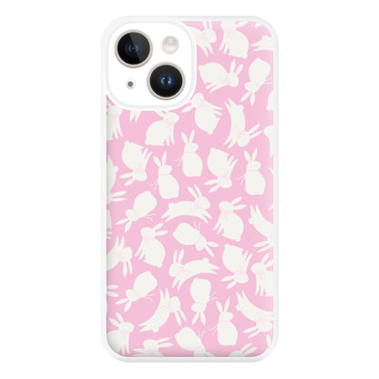 Bunnies And Bows - Easter Patterns Phone Case for iPhone 14