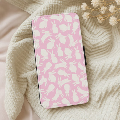 Bunnies And Bows - Easter Patterns Wallet Phone Case