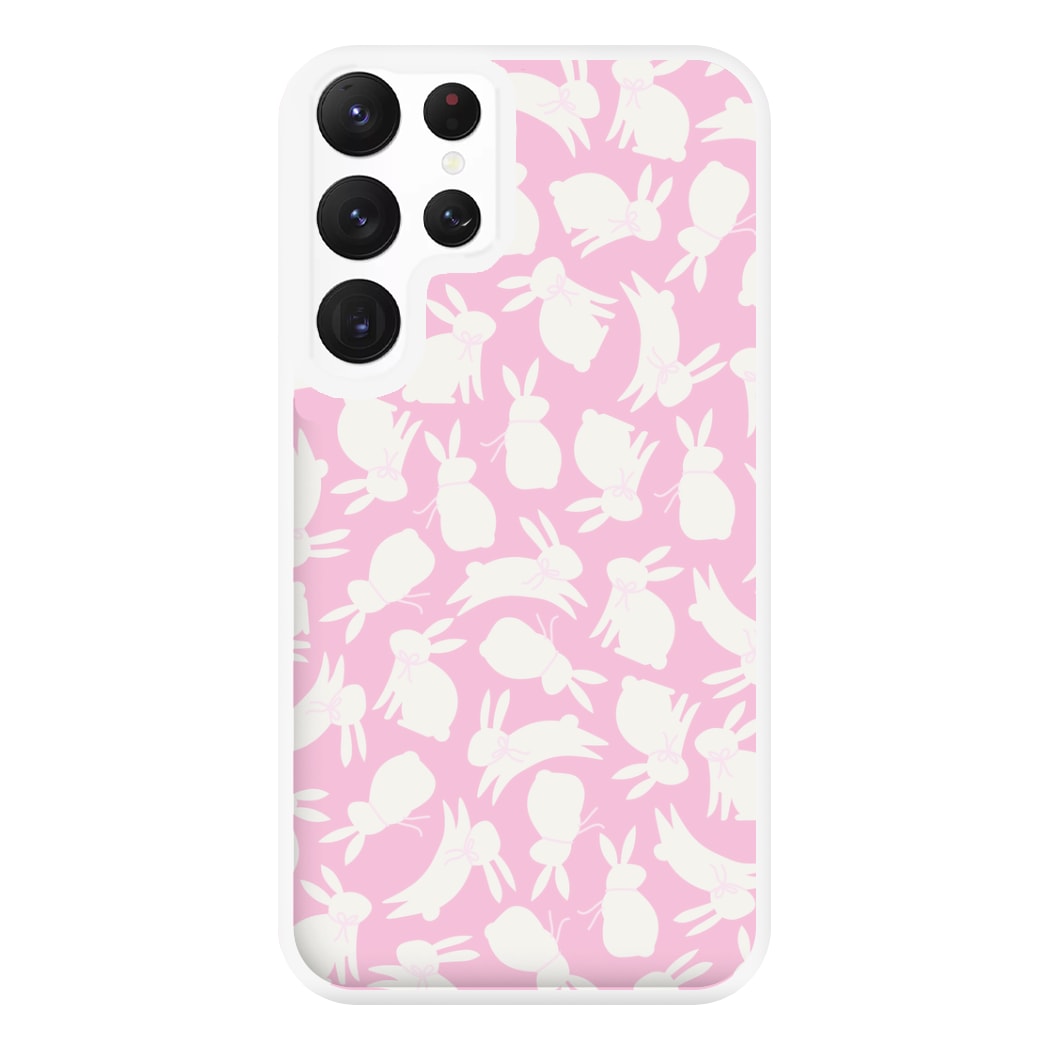 Bunnies And Bows - Easter Patterns Phone Case for Galaxy S22 Ultra