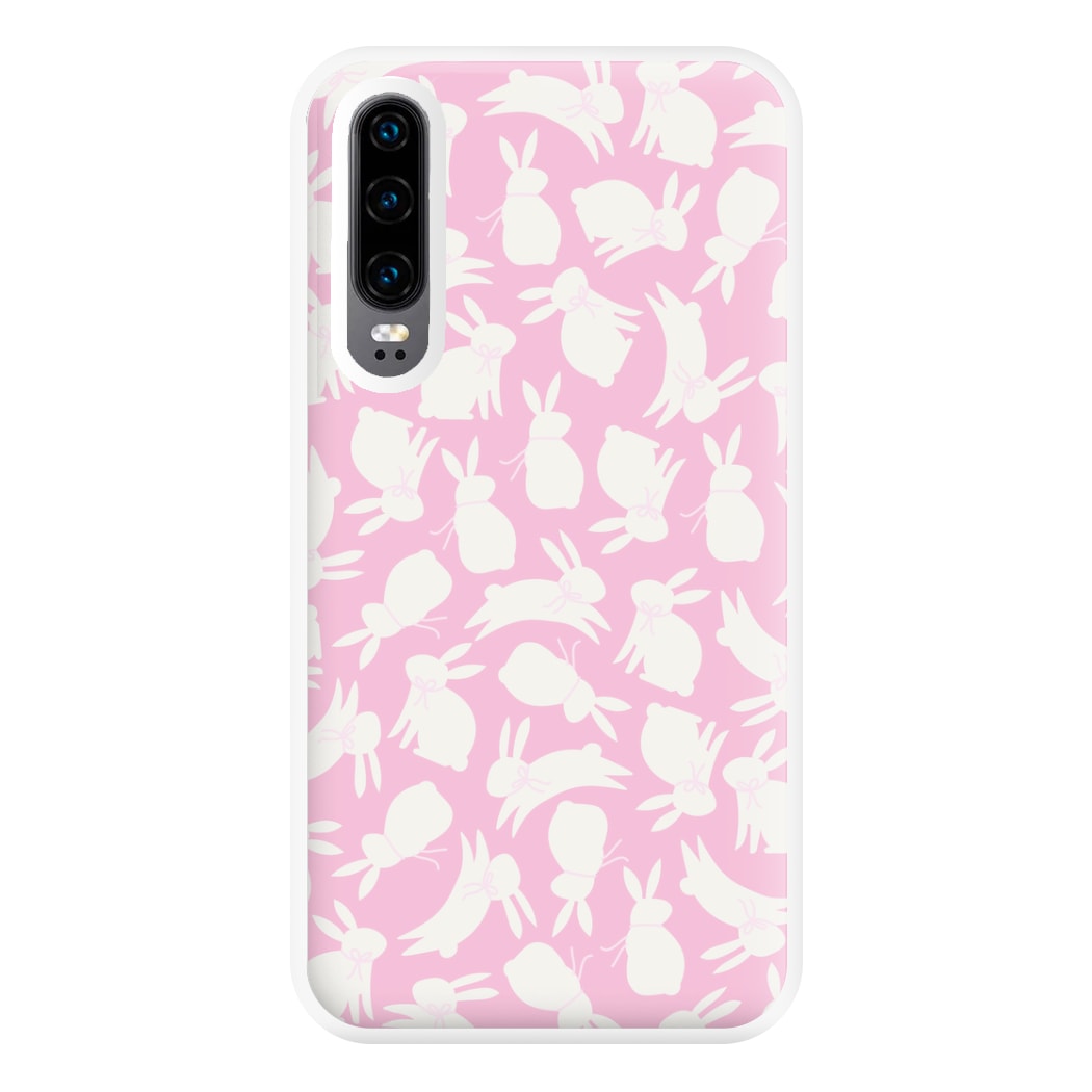 Bunnies And Bows - Easter Patterns Phone Case for Huawei P30