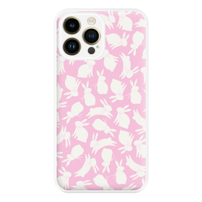 Bunnies And Bows - Easter Patterns Phone Case for iPhone 14 Pro Max