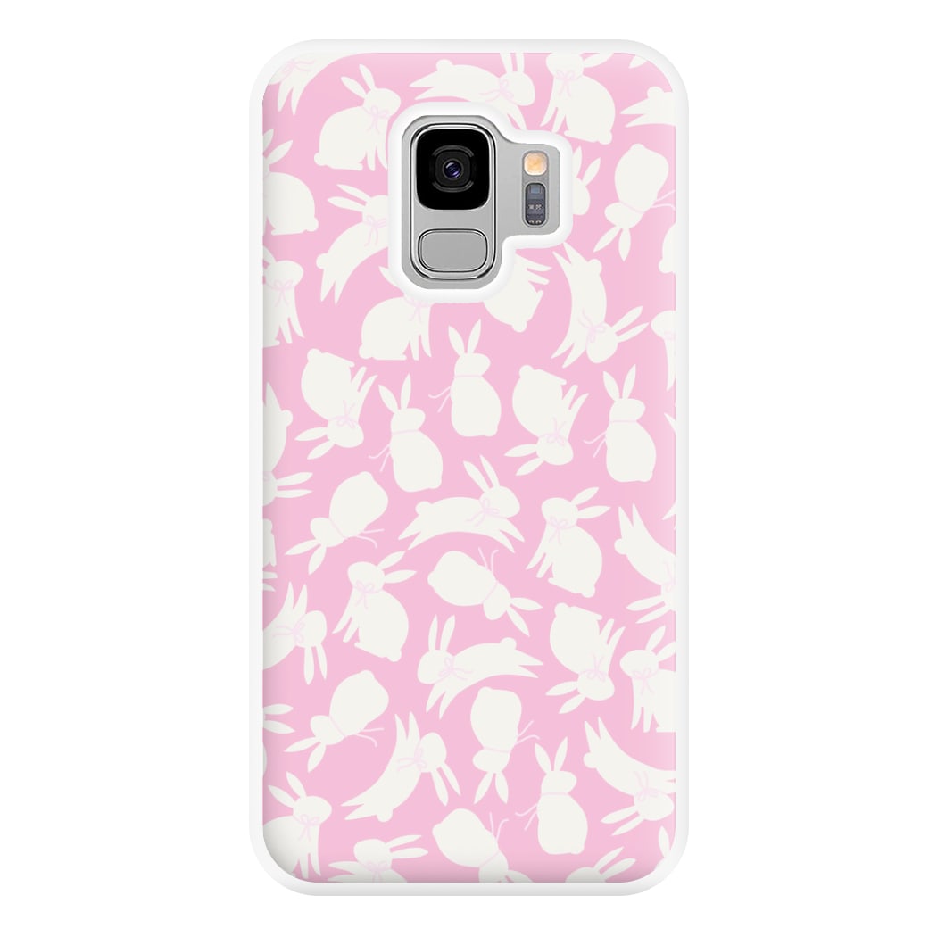 Bunnies And Bows - Easter Patterns Phone Case for Galaxy S9 Plus