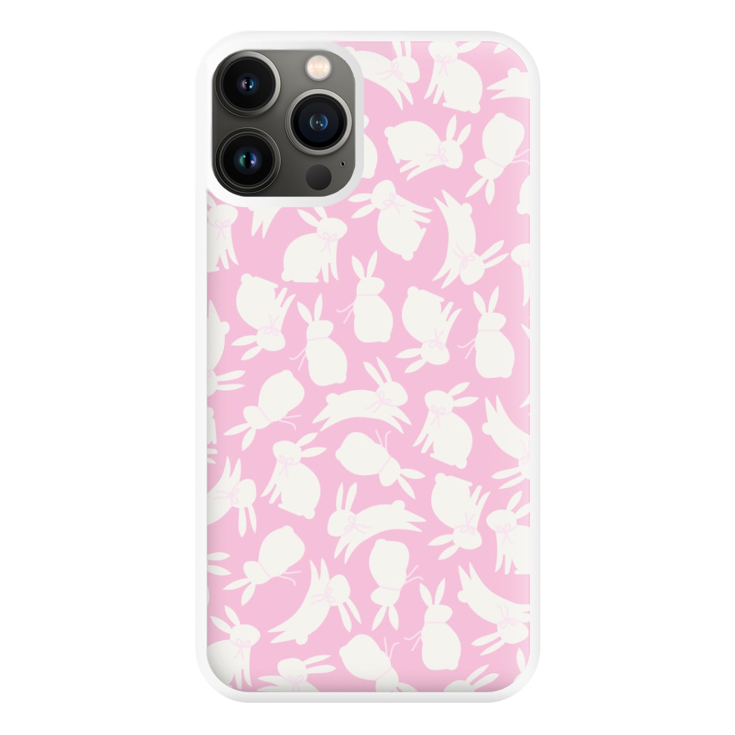 Bunnies And Bows - Easter Patterns Phone Case for iPhone 13 Pro Max