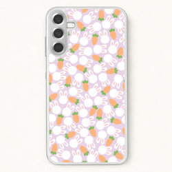 Rabbits And Carrots - Easter Patterns Phone Case for Galaxy A17