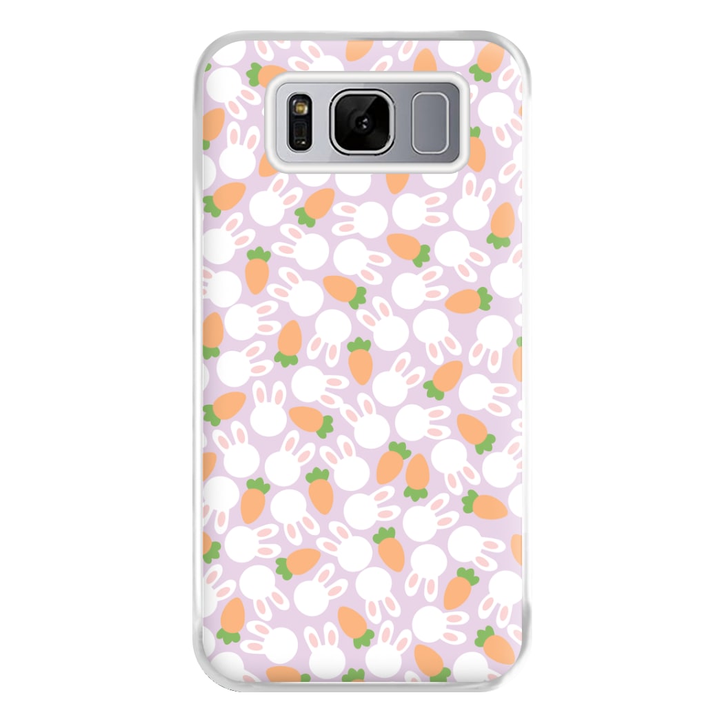 Rabbits And Carrots - Easter Patterns Phone Case for Galaxy S8 Plus