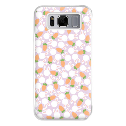 Rabbits And Carrots - Easter Patterns Phone Case for Galaxy S8 Plus