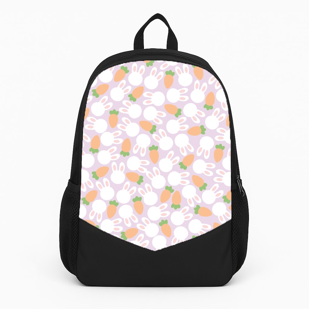 Rabbits And Carrots - Easter Patterns Backpack