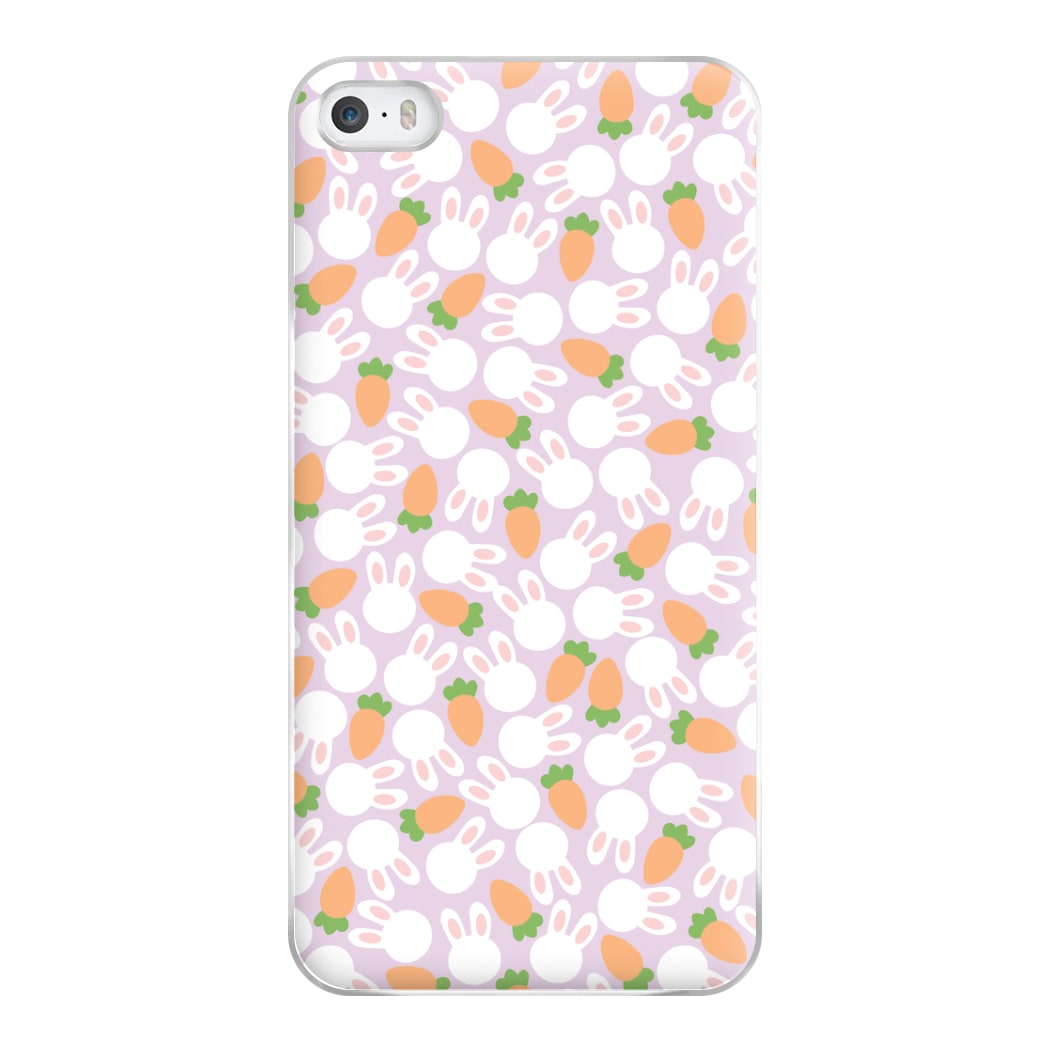 Rabbits And Carrots - Easter Patterns Phone Case for iPhone 5 / 5s / SE 2016