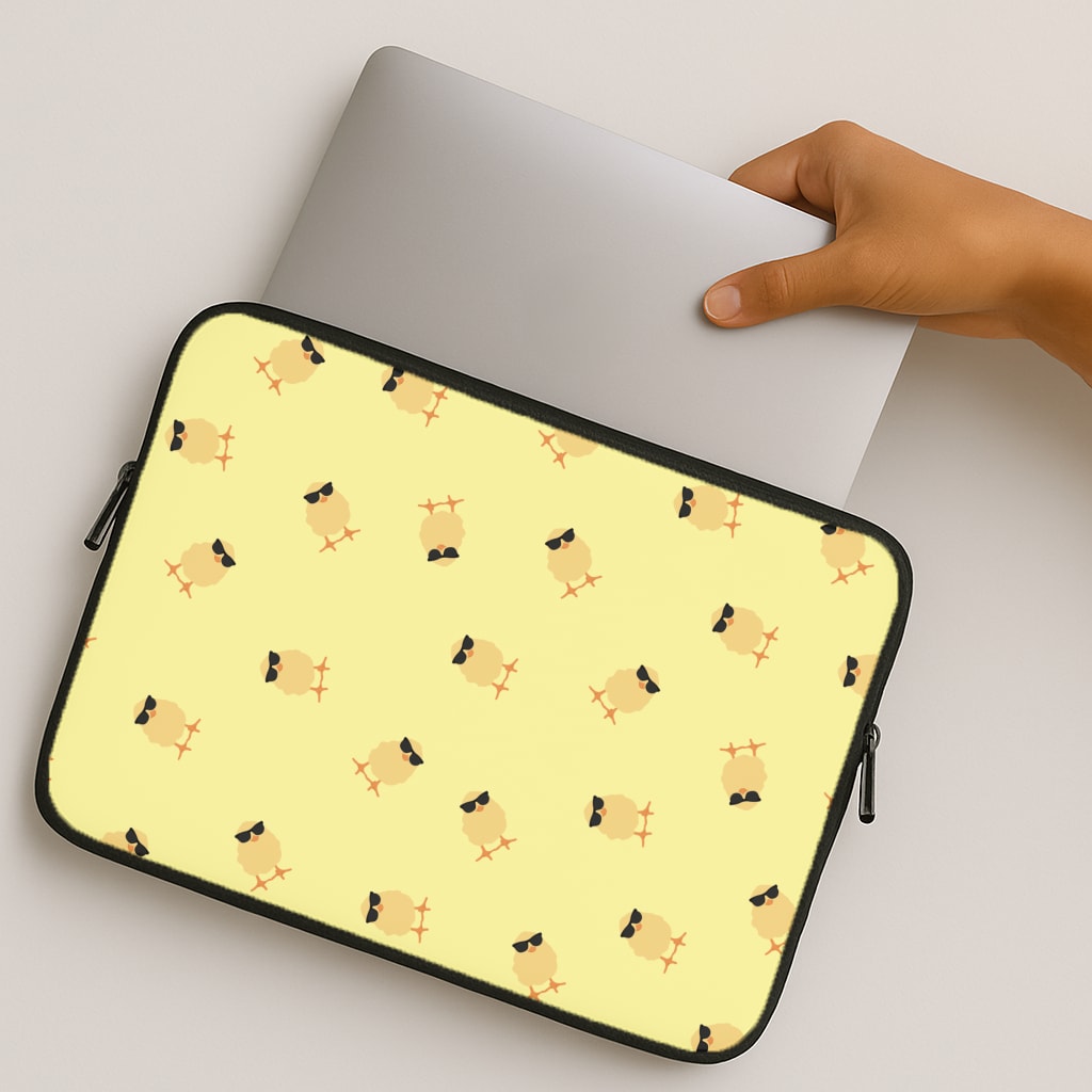 Chicks With Sunglasses Pattern MacBook Case
