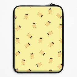 Chicks With Sunglasses Pattern Universal Laptop Sleeve