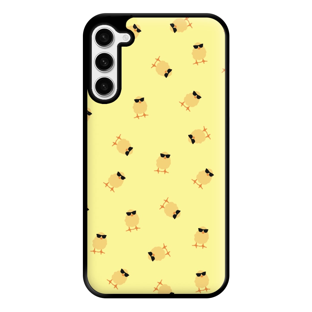 Chicks With Sunglasses Pattern Phone Case for Galaxy S23 Plus