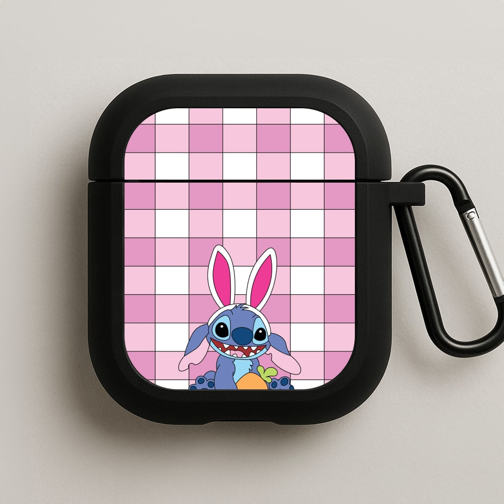 Easter Bunny Blue Alien AirPods Case
