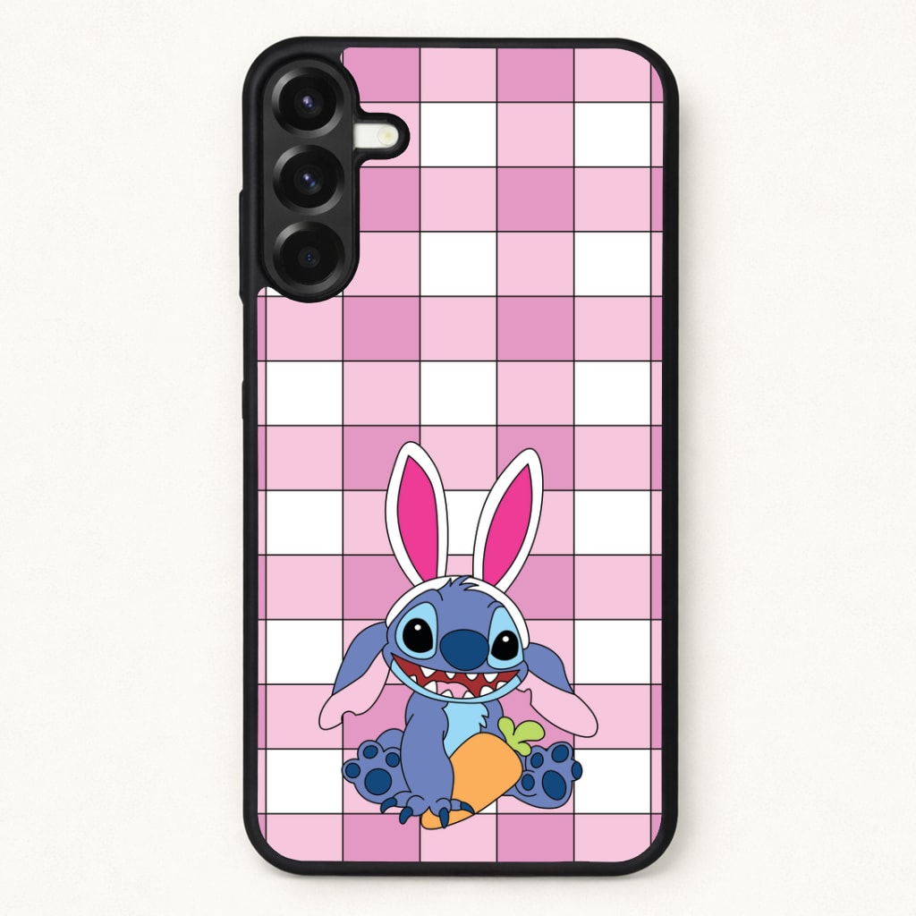 Easter Bunny Blue Alien Phone Case for Galaxy A37