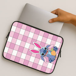 Easter Bunny Blue Alien MacBook Case