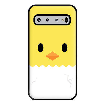 Yellow Chick Phone Case for Galaxy S10 Plus