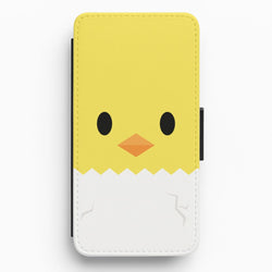 Yellow Chick Flip / Wallet Phone Case