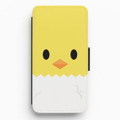 Yellow Chick Flip / Wallet Phone Case