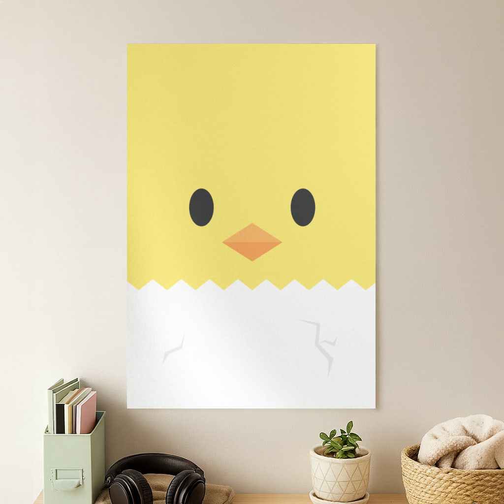 Yellow Chick Poster