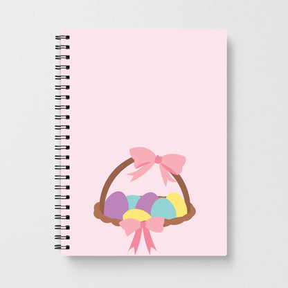 Pink Easter Basket Notebook