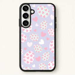 Heart Easter Eggs Pattern Phone Case for Galaxy S26 Plus