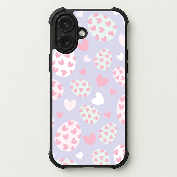 Heart Easter Eggs Pattern Phone Case — Bumper case