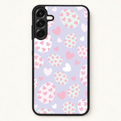 Heart Easter Eggs Pattern Phone Case for Galaxy A57