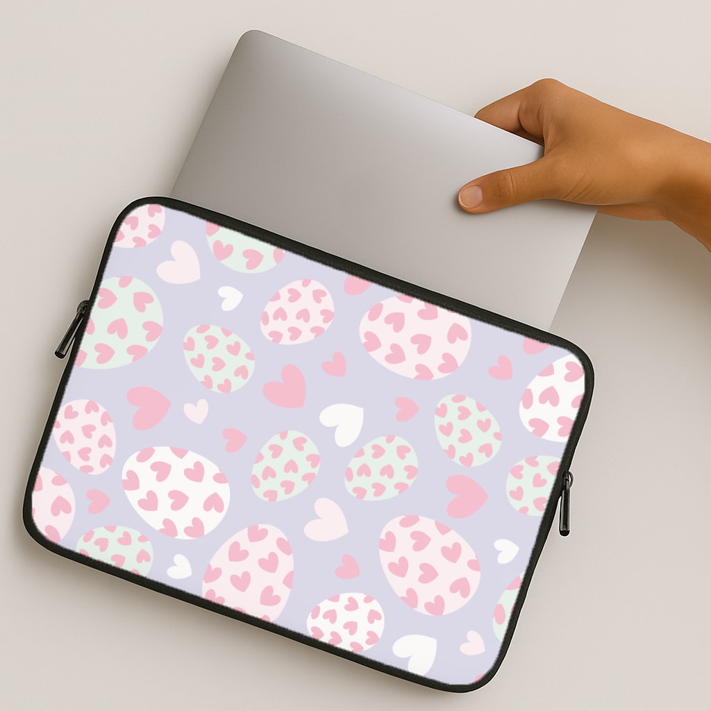 Heart Easter Eggs Pattern MacBook Case