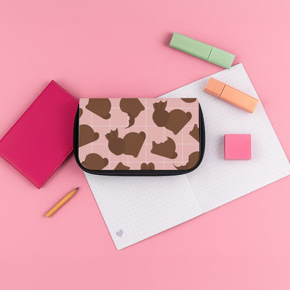 Chocolate Easter Bunny Pattern Pencil Case
