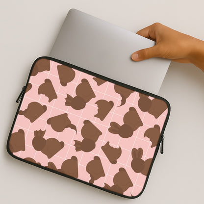 Chocolate Easter Bunny Pattern MacBook Case