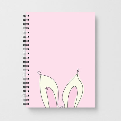 Outline Bunny Ears Notebook