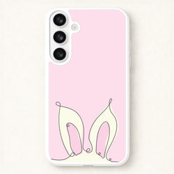 Outline Bunny Ears Phone Case for Galaxy S26 Plus