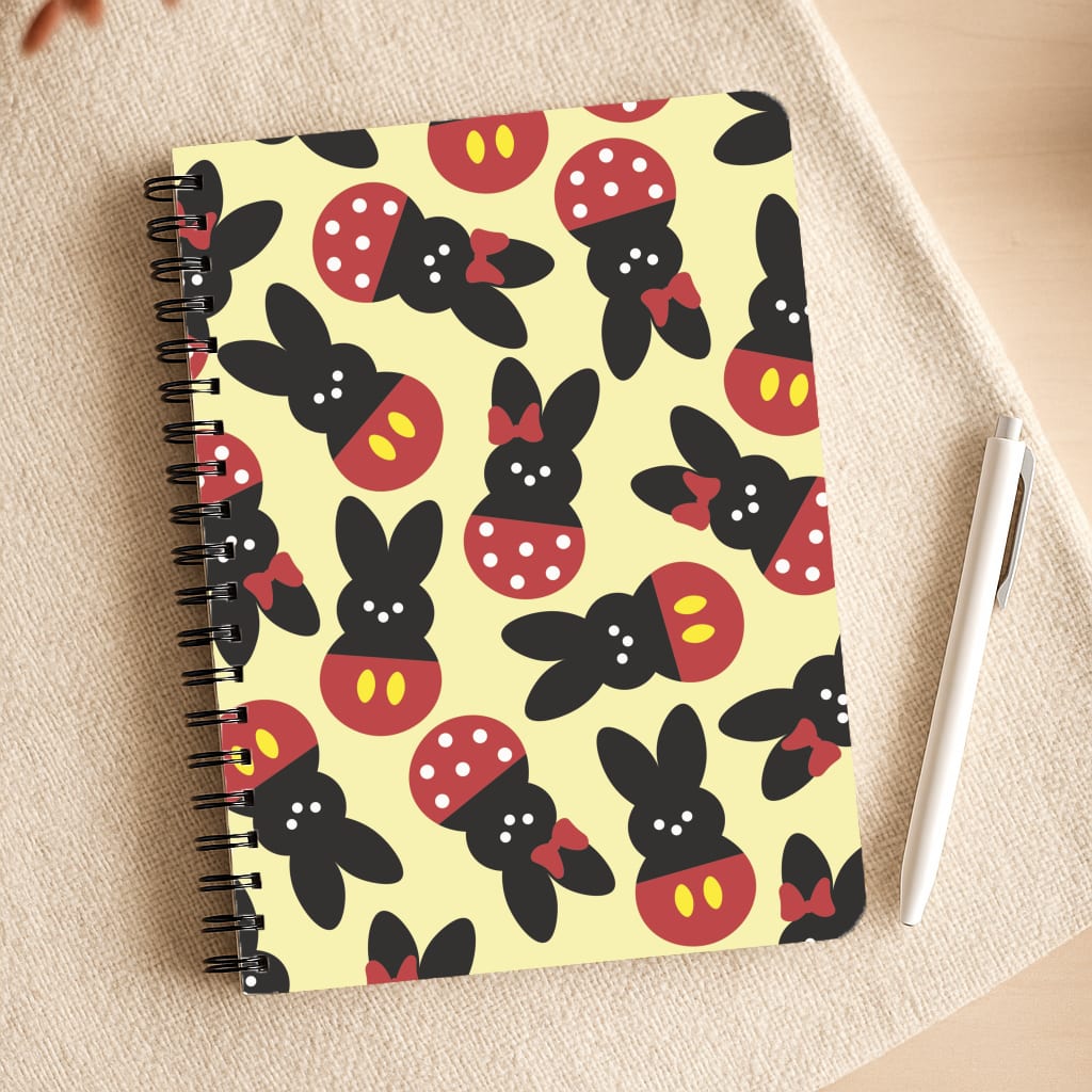 Mouse Peeps Pattern Notepad