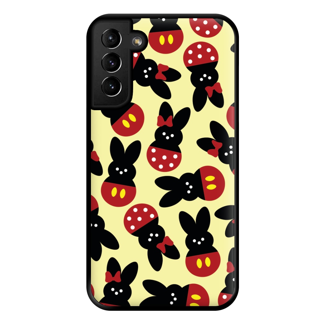 Mouse Peeps Pattern Phone Case for Galaxy S21 Plus