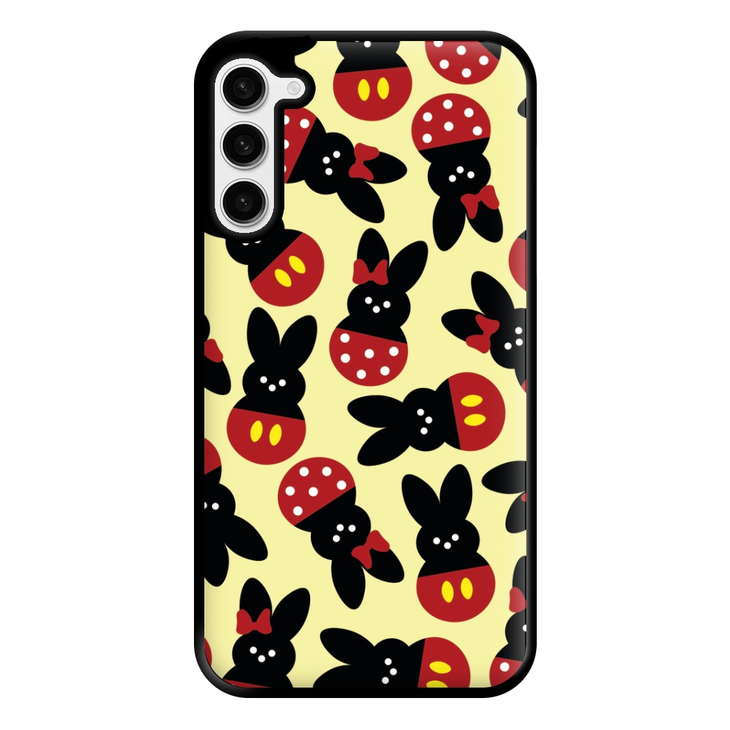 Mouse Peeps Pattern Phone Case for Galaxy S23 Plus