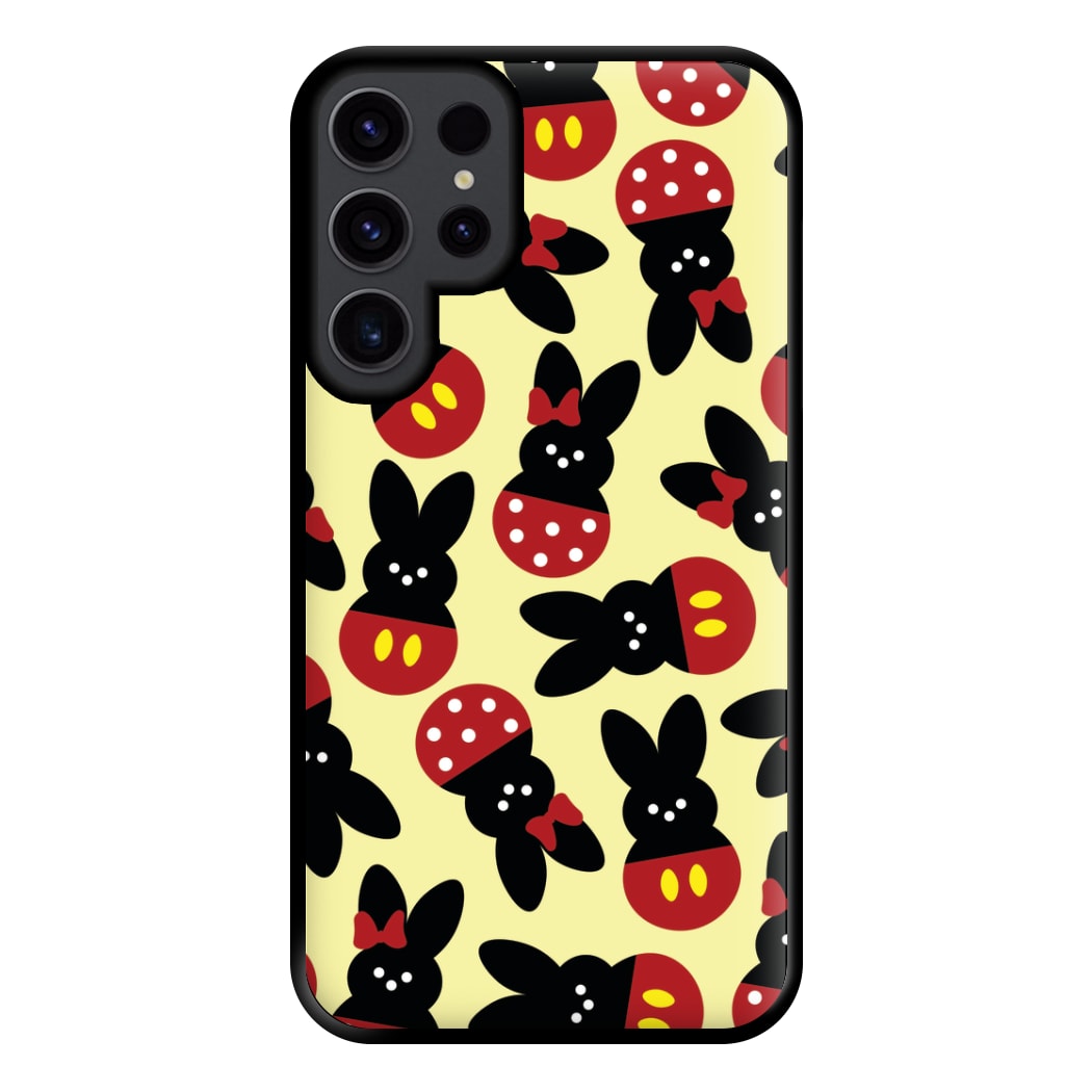 Mouse Peeps Pattern Phone Case for Galaxy S23 Ultra