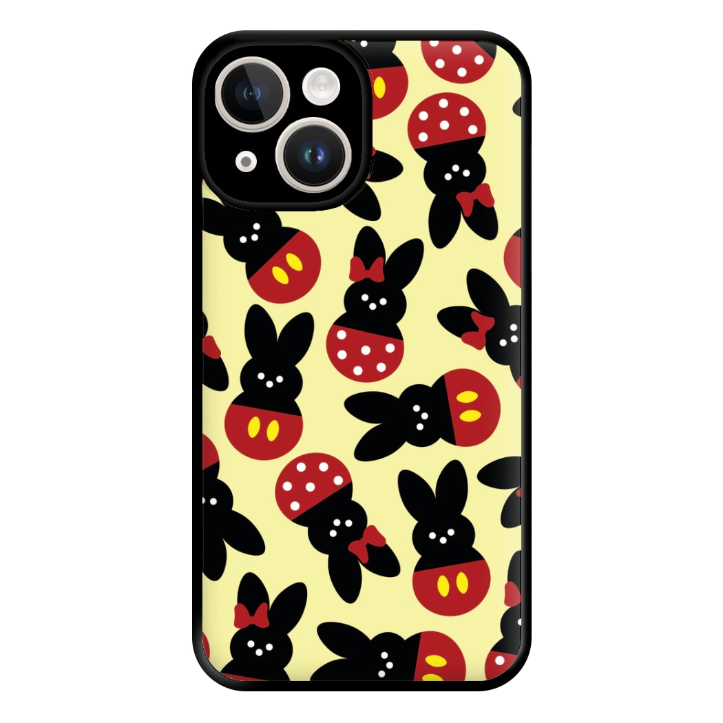 Mouse Peeps Pattern Phone Case for iPhone 14