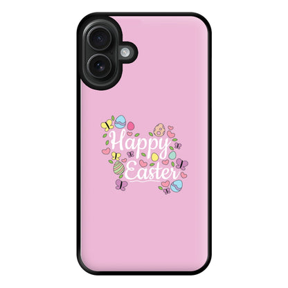Happy Easter 2025 Phone Case for iPhone 16 Plus