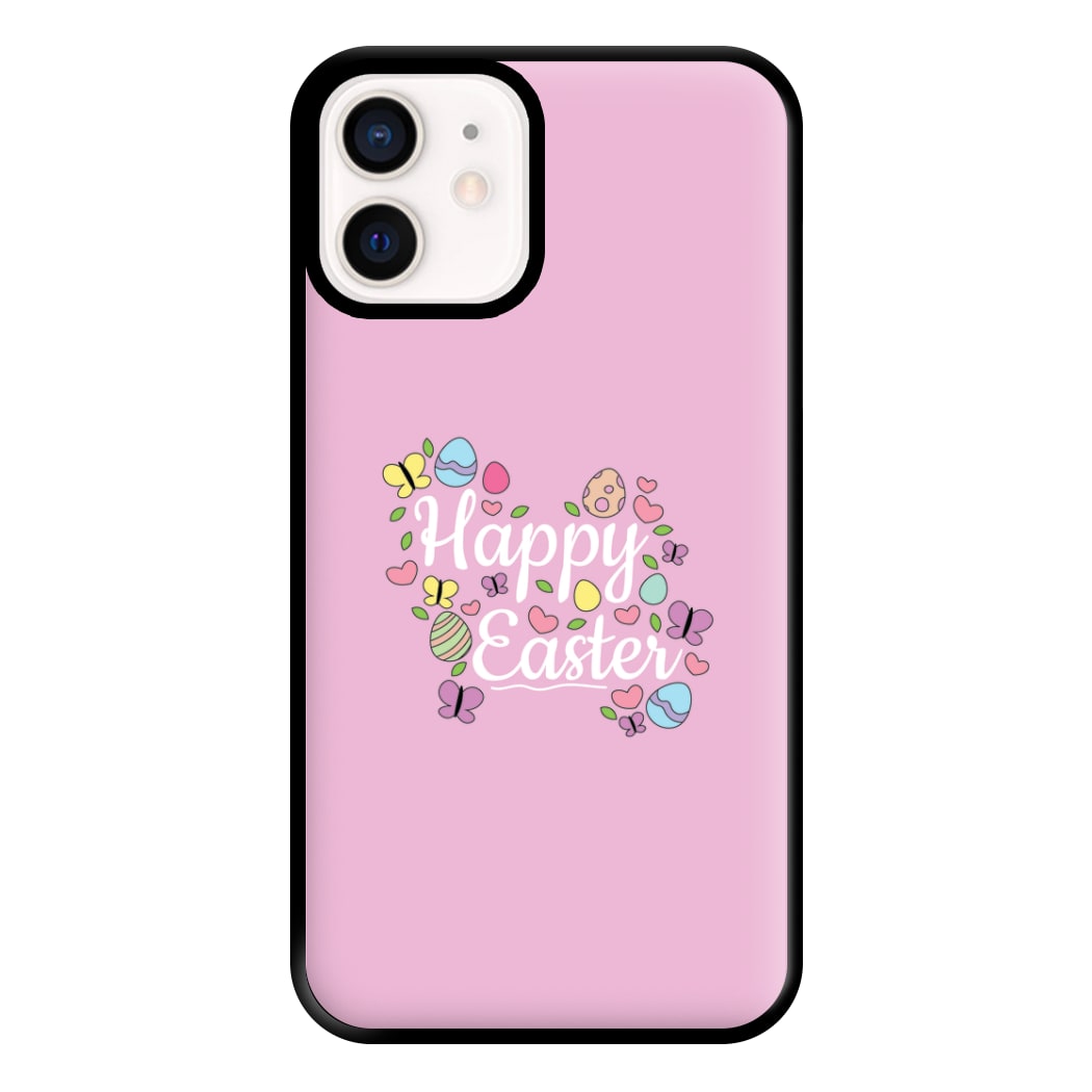 Happy Easter 2025 Phone Case for iPhone 12 Mini