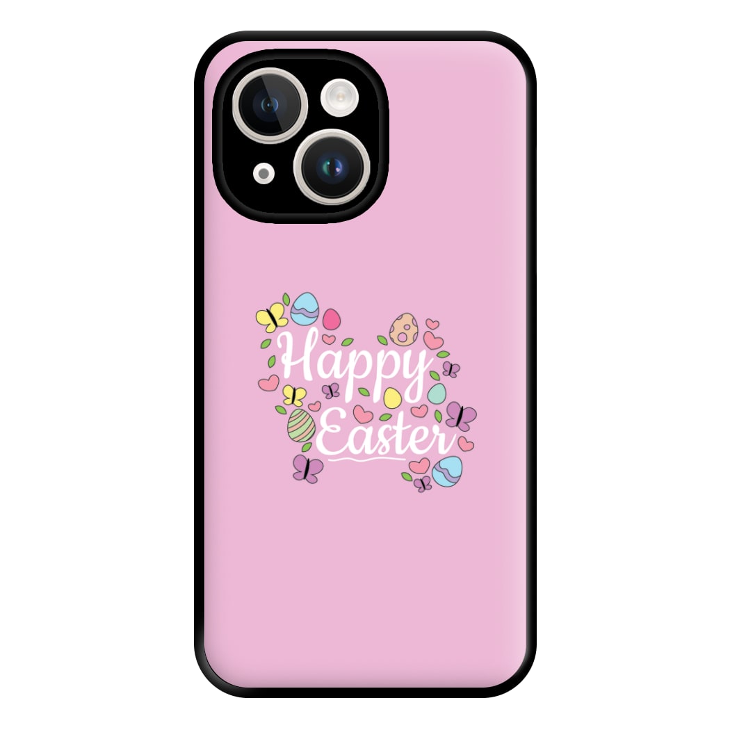Happy Easter 2025 Phone Case for iPhone 14 Plus
