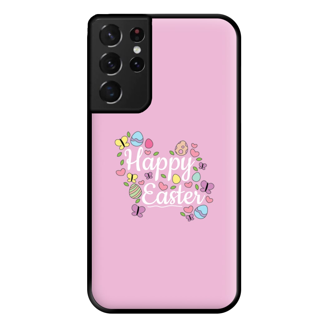 Happy Easter 2025 Phone Case for Galaxy S21 Ultra
