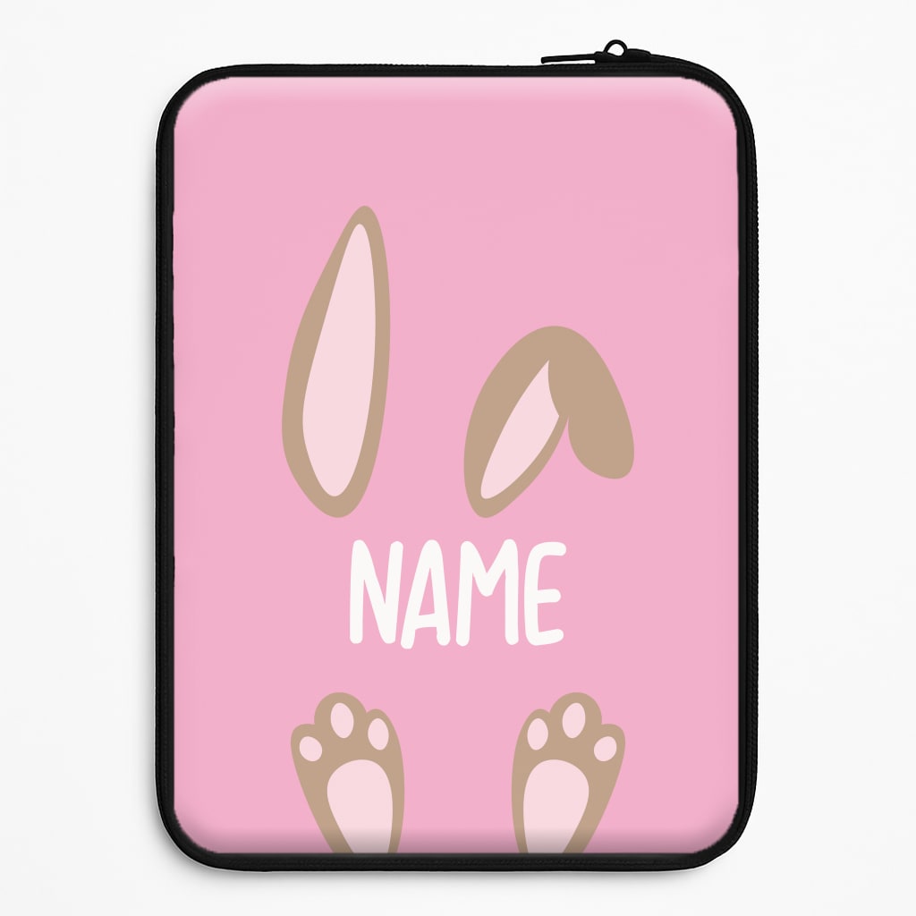 Brown Bunny Personalised Laptop Sleeve