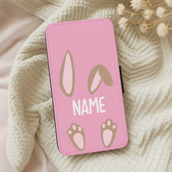 Brown Bunny Personalised Wallet Phone Case