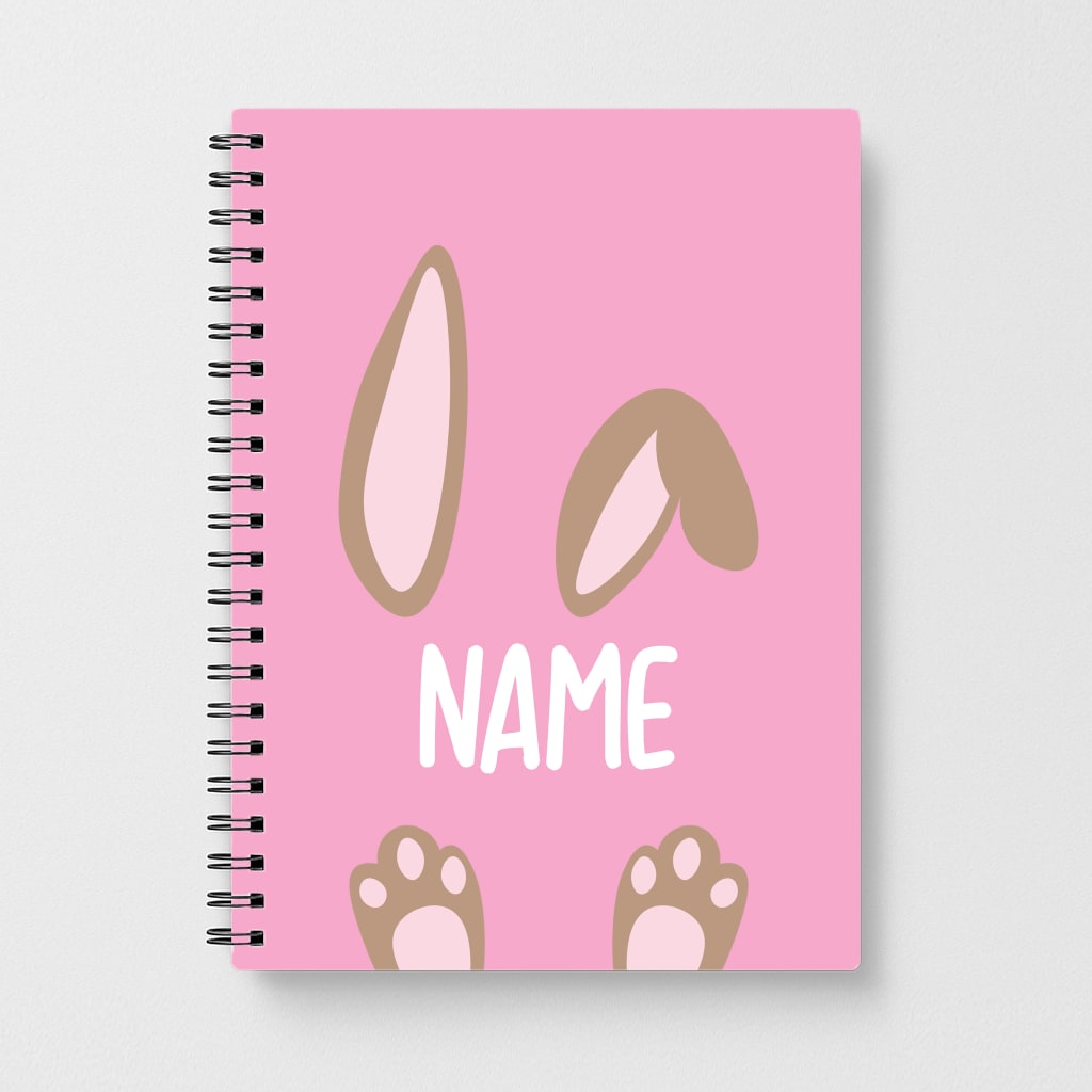 Brown Bunny Personalised Notebook