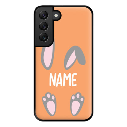 Grey Bunny Personalised Phone Case for Galaxy S22 Plus