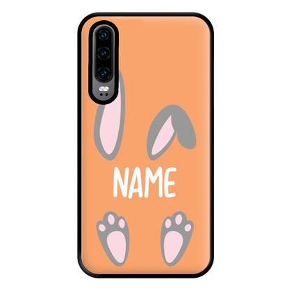 Grey Bunny Personalised Phone Case for Huawei P30
