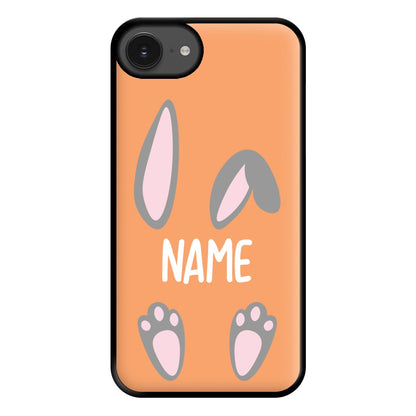 Grey Bunny Personalised Phone Case for iPhone 16e