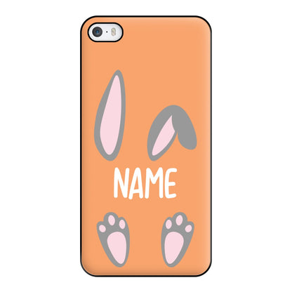Grey Bunny Personalised Phone Case for iPhone 5 / 5s / SE 2016